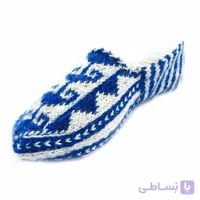 جوراب روفرشی پشمی دستباف کردستان کد 317 سایز 38 تا 40