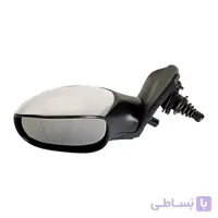 آینه بغل چپ دستی پژو 206 فلاپ سفید کاوج