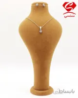 نیم ست ظریف نقره کد145