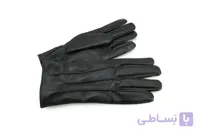 دستکش چرم طبیعی مردانه مشکی