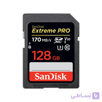 کارت حافظه سندیسک Sandisk SD 128 GB 170 MB/S