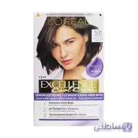 رنگ مو قهوه ای دودی روشن 5.11 اکسلنس کول کرم لورآل Excellence L'Oreal