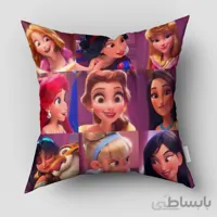 کوسن چاپی دخترانه طرح پرنسس CS-1263