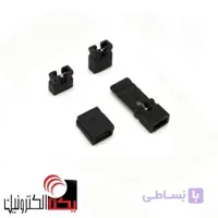 جامپر مشکی باز بافاصله پایه 2.54 میلی متر