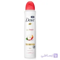 اسپری دئودورانت زنانه داو Dove مدل Apple & White Tea