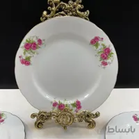 بشقاب برنج خوری گلسرخی ژاپنی قدیمی