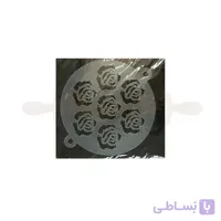 شابلون روی کیک طرح رز