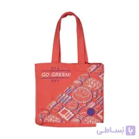 ساک خرید مانیز طرح لانچ باکس مدل Go green کد 01