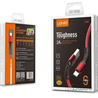 کابل تبدیل Lightning الدینیو مدل LDNIO LS63 طول ۱ متر ا LDNIO LS63 USB To Lightning Cable
