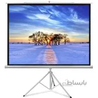پرده نمایش یا پرده پروژکتور پایه دار 250 250 سانتیمتر معادل 110 اینچ اسکوپ scope