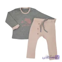 بلوز و شلوار چاپی جوجه تیغی