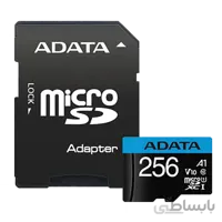 کارت حافظه microSDXC ای دیتا مدل Premier V10 A1 کلاس 10 استاندارد UHS-I سرعت 100MBps ظرفیت 256 گیگابایت