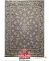 فرش تهران 1200 شانه طرح افشان جانان نقره ای