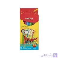 مداد رنگی آریا ۱۲ رنگ Arya