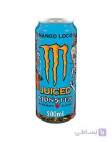 نوشیدنی انرژی زا مانستر 500 میلی لیترMonster-انبه دیوانه(با طعم انبه)