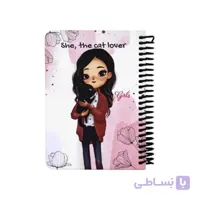 دفتر یادداشت دات نوت طرح دختران Girls سایز A6 کد 03