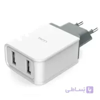 شارژر دیواری دو پورت تسکو مدل TTC 55 همراه با کابل MicroUSB طول 1 متر