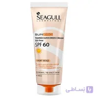 کرم ضد آفتاب رنگی سی گل SPF60 بژ روشن پوست معمولی و چرب 50 میلی لیتر