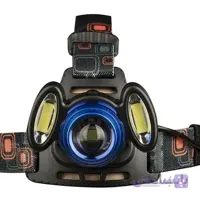 چراغ پیشانی سه چراغ مدل Hands Free ا HeadLight Hands Free Camping Headlight