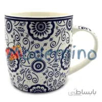 ماگ چینی LLSAIDA نقش شرقی سرمه ای مدل 505