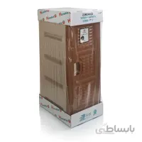 جاکفشی کابینتی زمرد یک درب هومکت - سفید