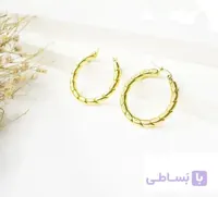 گوشواره پیچ حلقه ای زنانه