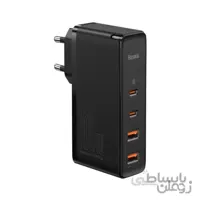 شارژر سوپر فست 100 وات بیسوس   Baseus CCGAN2P-L01 GaN2 Pro Wall Charger 100W EU