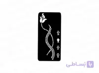 شابلون حنا طرح گل لاله 10615