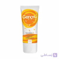 ضد آفتاب بی رنگ پوست چرب SPF50 ژنوبایوتیک
