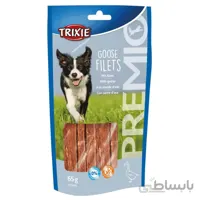 تشویقی سگ تریکسی مدل Goose Fillets وزن 65 گرم ا Trixie Goose Fillets Treat 65g