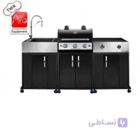 باربیکیو - آیلند 60 سانت با گریل آبکاری