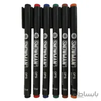 ماژیک سی دی اسنومن مدل OPS بسته 6 عددی ا Snow Man OPS CD Marker - pack of 6