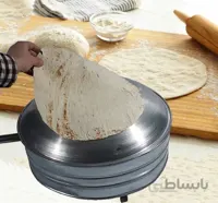 ساج گازی-تنور گازی خانگی تابه معمولی ا ساج گازی مخصوص پخت انواع نان دارای مشعل قابل تنظیم درجه حرارت دلخواه قابل استفاده از گاز خانگی و گاز سیلندر جنس ساج: ورق مقاوم گالوانیزه (ضد زنگ زدگی)