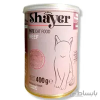 کنسرو شایر گربه با طعم گوشت 400 گرمی