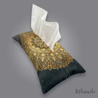 جادستمال کاغذی مخمل طرح سنتی مدل JT1۷