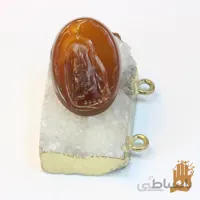 نگین عقیق جز حکاکی شمایل و یا بقیه الله