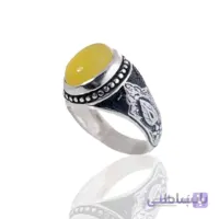 انگشتر نقره مردانه خوش طرح شرف الشمس کد:۱۸۱۶