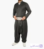لباس کردی مردانه مدل مهابادی با شال کمر