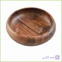 کاسه چوبی خمره ای قطر ۱۵ کد ۱۰۱۷۳۱
