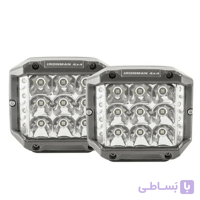 کیت چراغهای نور افکن LED کنار خودرو 12 سانتی متر آیرون من مدل ZIM094