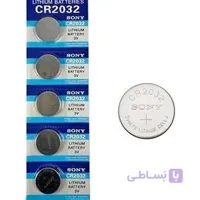 باطری سکه ای SONY مدل CR2032 ا Sony CR2032 Lithium Battery Pack Of 5