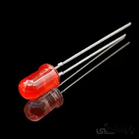 ال ای دی 5mm قرمز مات پایه بلند