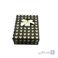 جعبه هدیه مستطیل طرح قلب کد 029