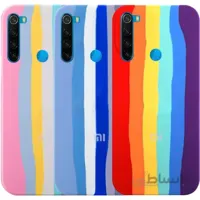 قاب سیلیکونی گوشی شیائومی Xiaomi Redmi Note 8 مدل رنگین کمانی (ویتنامی اصل)