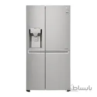 یخچال ال جی ساید بای ساید GR-J337 بنتلی 34 فوت یخساز دور این دور ا LG GR-J337 Refrigerator Bentlee Side By Side Door In Door 34 Foot