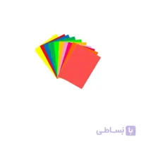کاغذ پشت چسب دار سایز A4 رنگی(بسته 100عددی تک رنگ)