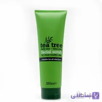 اسکراب صورت مناسب انواع پوست 250میل تی تری ا Tea Tree Facial Scrub For All Skin Types 250ml