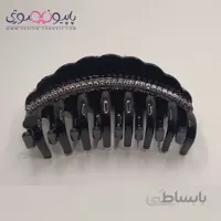 کلیپس مو نگین دار مشکی کد 2