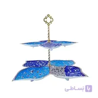 شیرینی خوری دو طبقه میناکاری