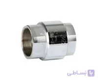 شیر یکطرفه برنجی کرومه خنبره سایز 3/4 اینچ مدل 3122P 05